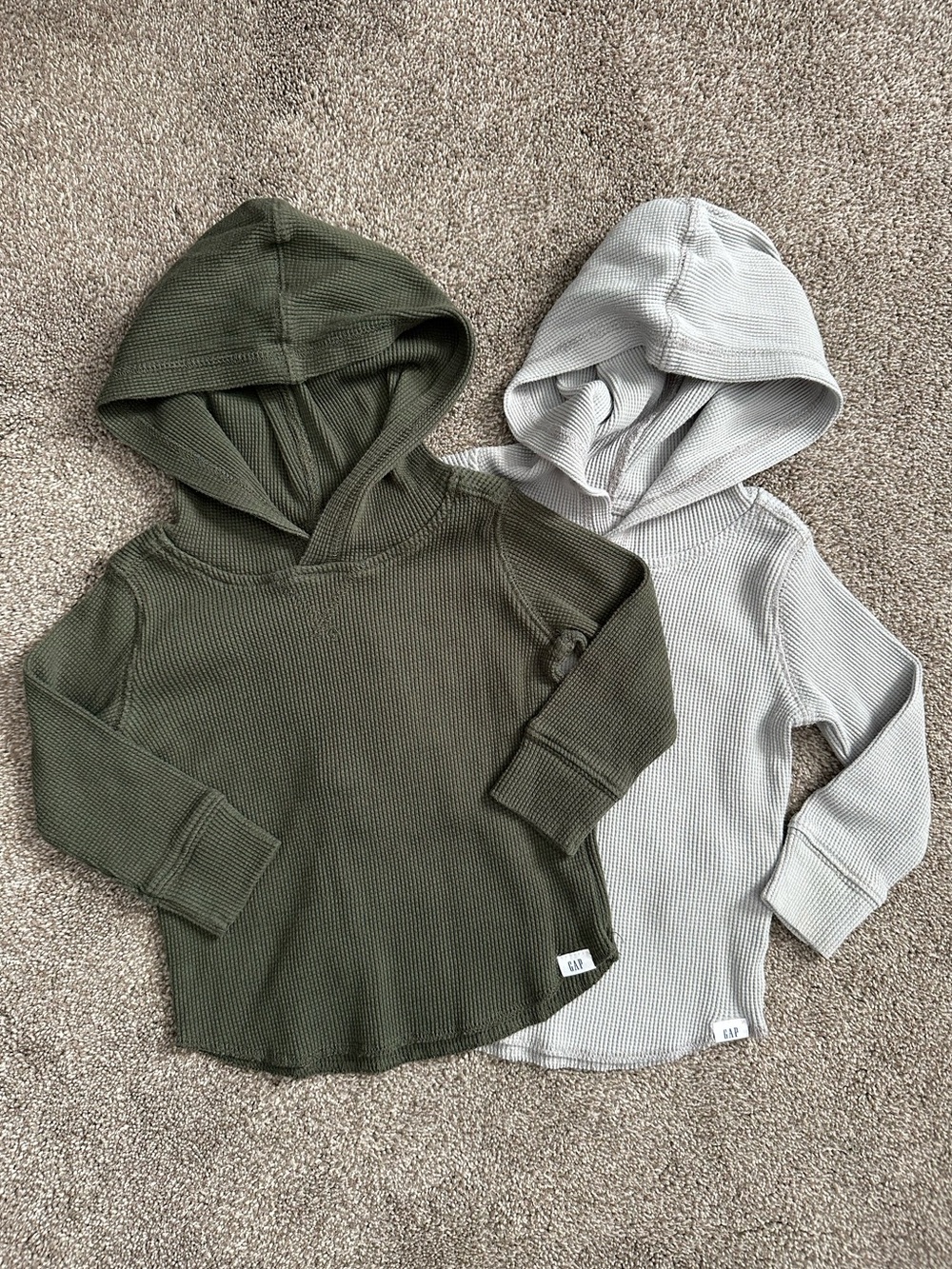 GAP Kids Waffle Knit Hoodie Bundle